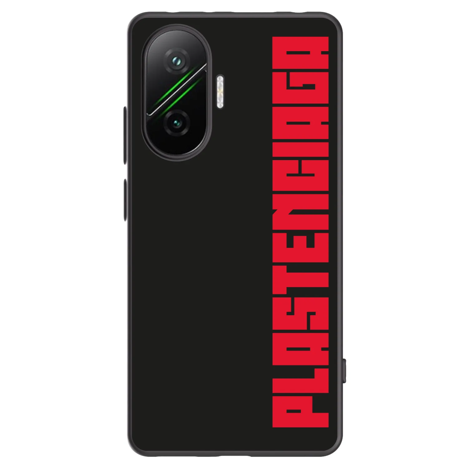 Picasee Xiaomi Poco F7 Pro 5G Hülle - Schwarzes Silikon - Plastenciaga