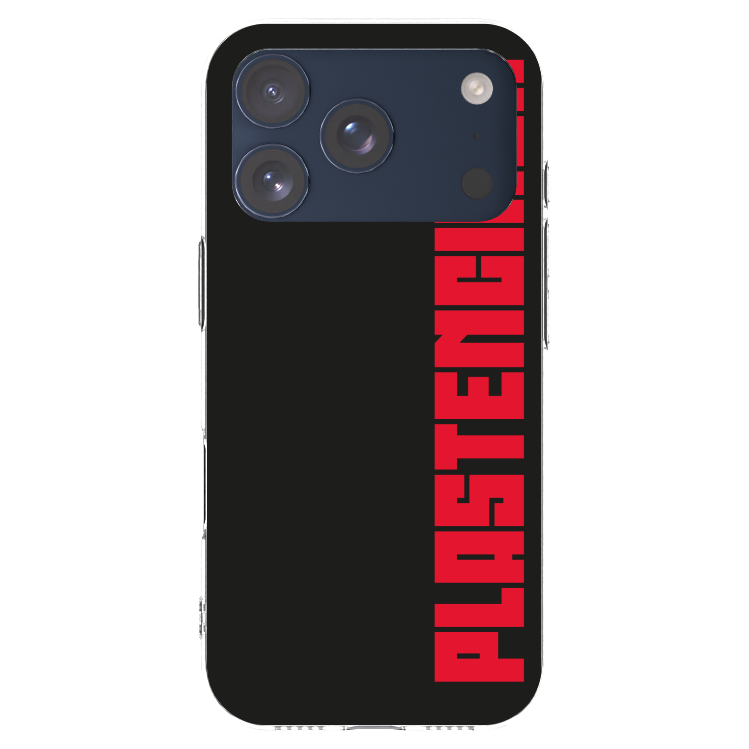 Picasee Apple iPhone 17 Pro Hülle - Transparentes Silikon - Plastenciaga