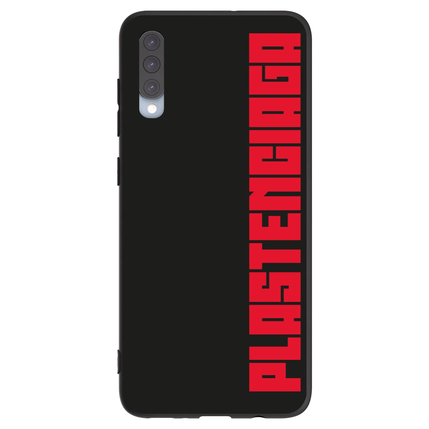 Picasee Samsung Galaxy A70 A705F Hülle - Schwarzes Silikon - Plastenciaga