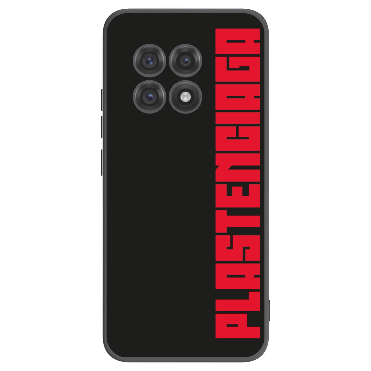 Picasee OnePlus 13R 5G Hülle - Schwarzes Silikon - Plastenciaga