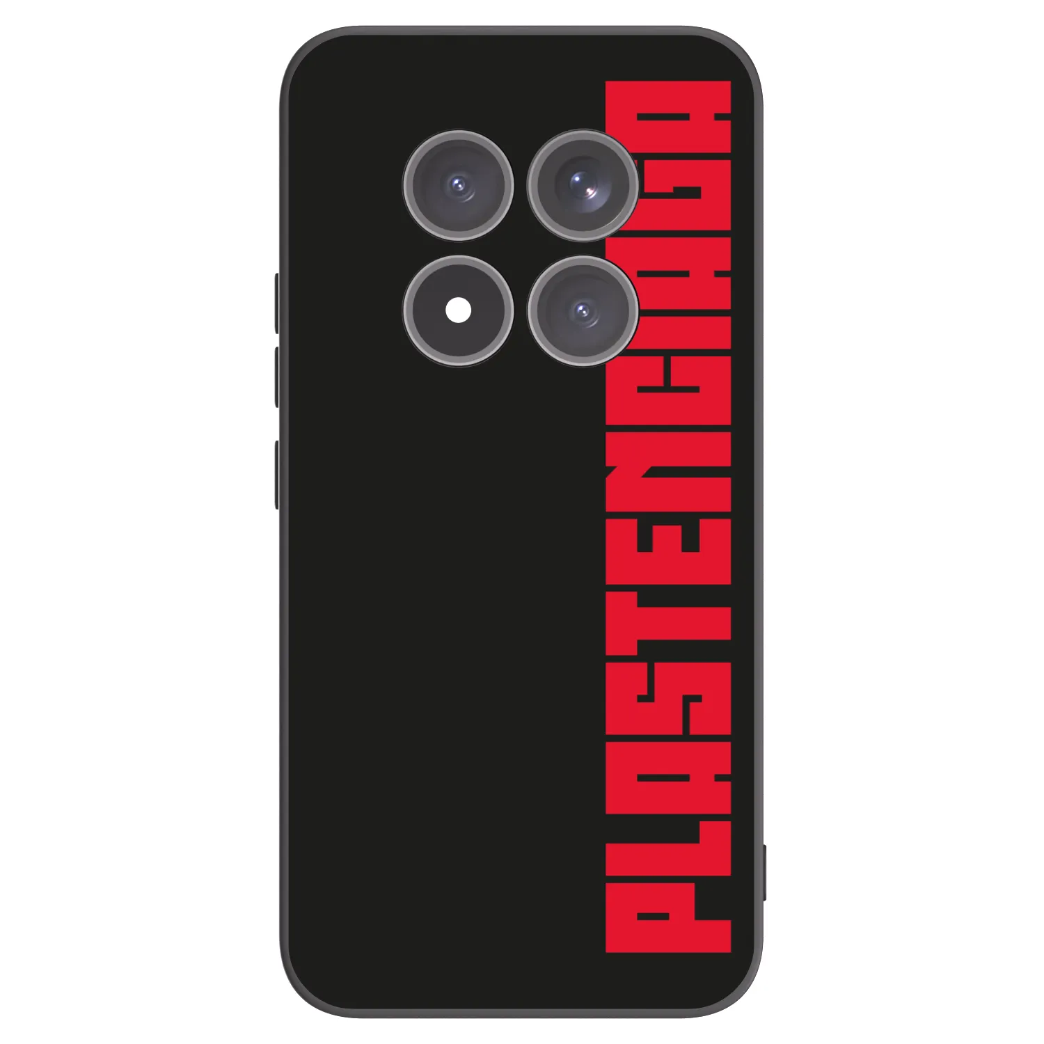 Picasee Xiaomi Redmi Note 15 Pro+ Hülle - Schwarzes Silikon - Plastenciaga