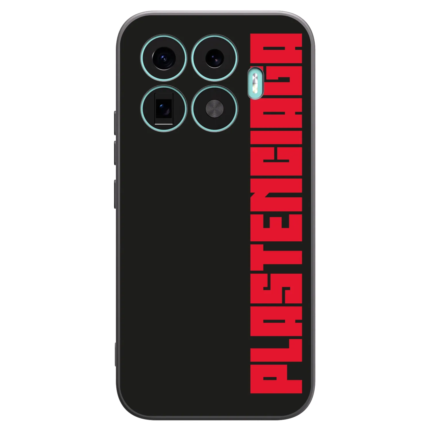 Picasee Xiaomi 17T Hülle - Schwarzes Silikon - Plastenciaga
