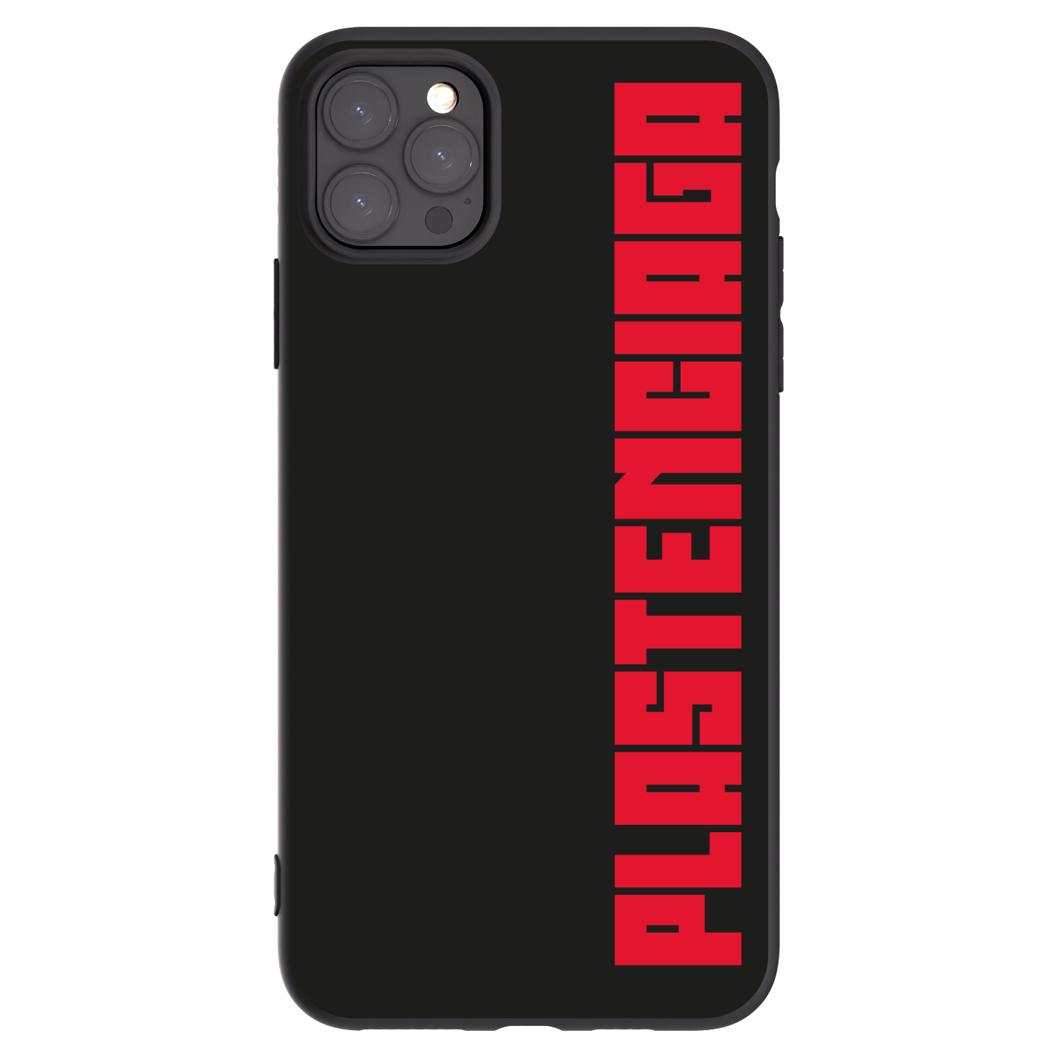 Picasee Apple iPhone 11 Pro Max Hülle - Schwarzes Silikon - Plastenciaga