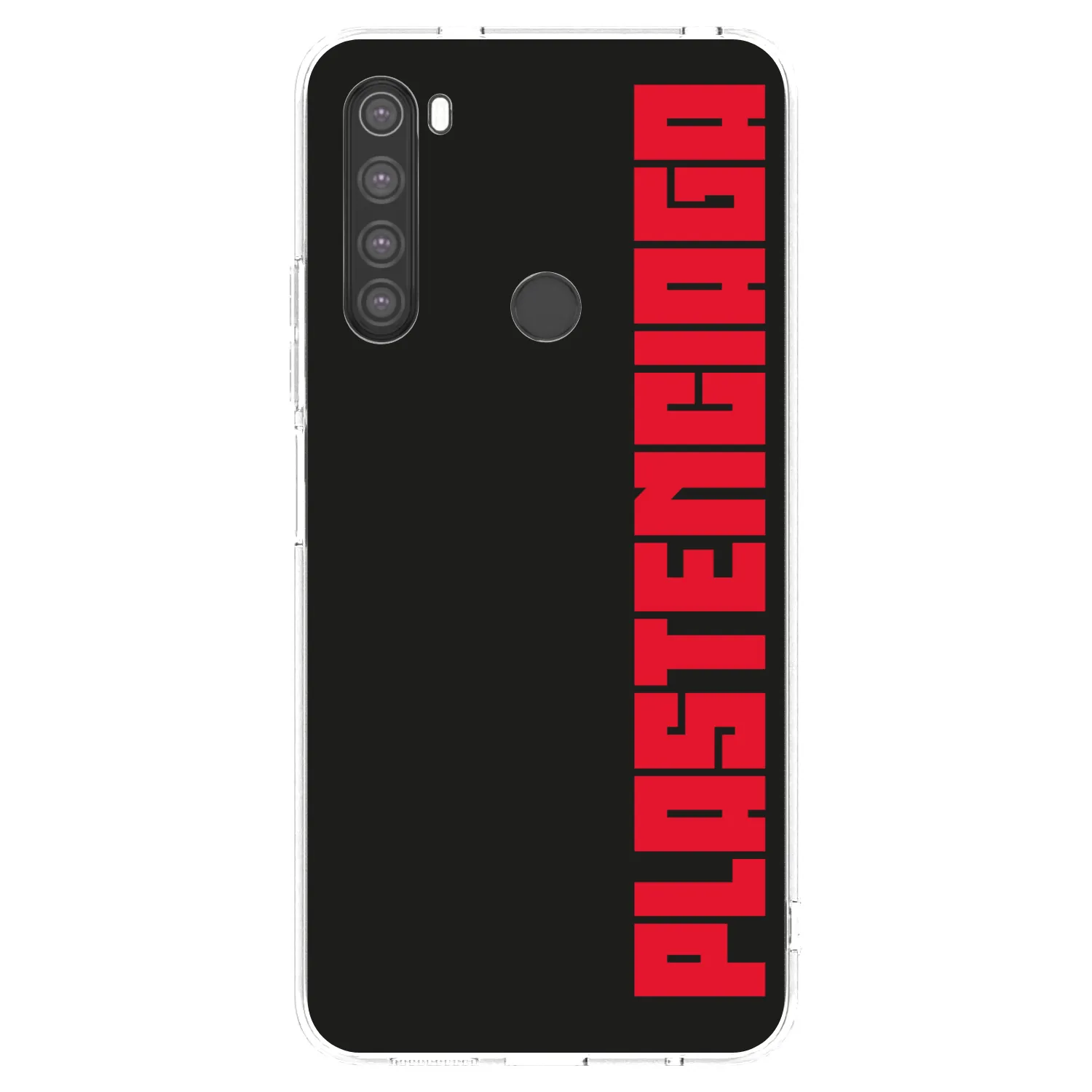 Picasee Xiaomi Redmi Note 8 Hülle - Transparentes Silikon - Plastenciaga