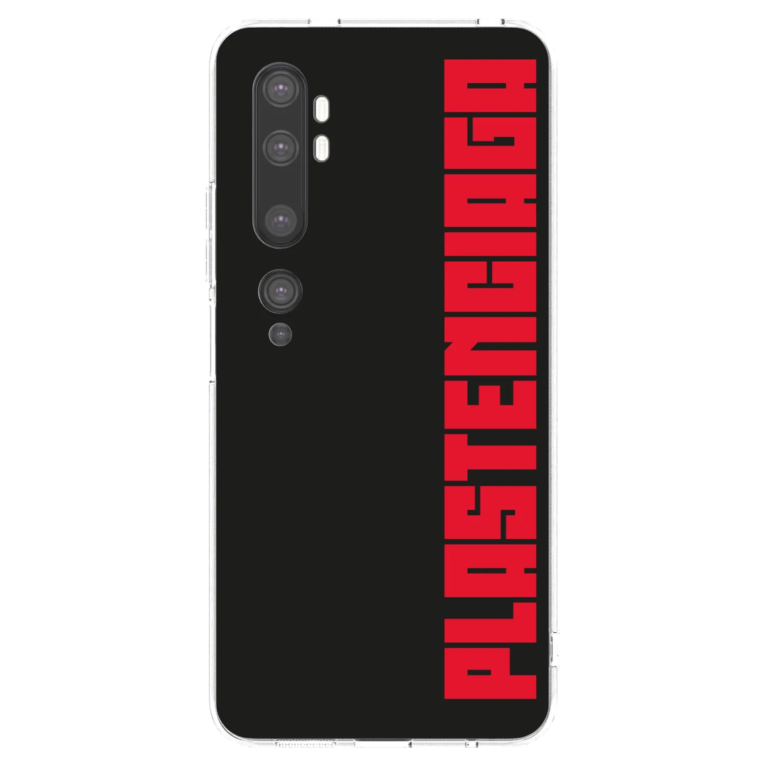 Picasee Xiaomi Mi Note 10 (Pro) Hülle - Transparentes Silikon - Plastenciaga