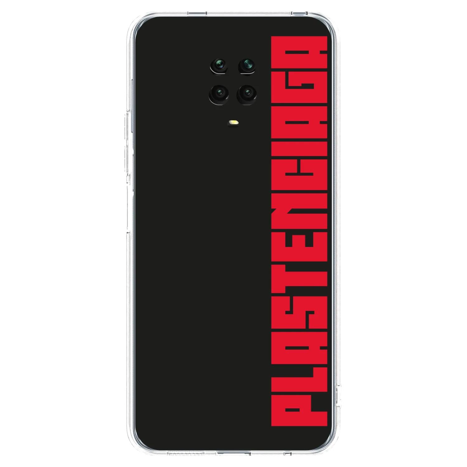 Picasee Xiaomi Redmi Note 9S Hülle - Transparentes Silikon - Plastenciaga
