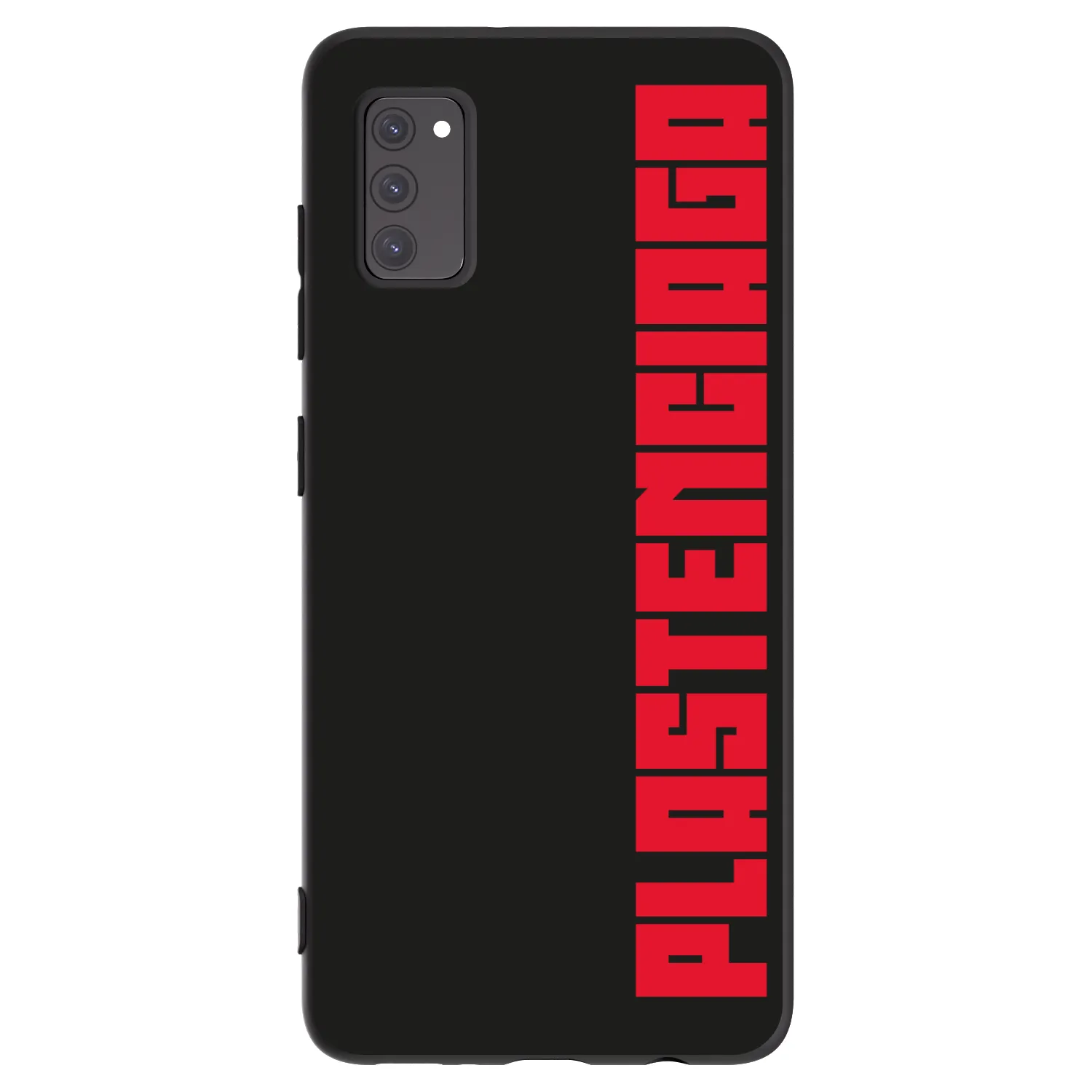 Picasee Samsung Galaxy A41 A415F Hülle - Schwarzes Silikon - Plastenciaga