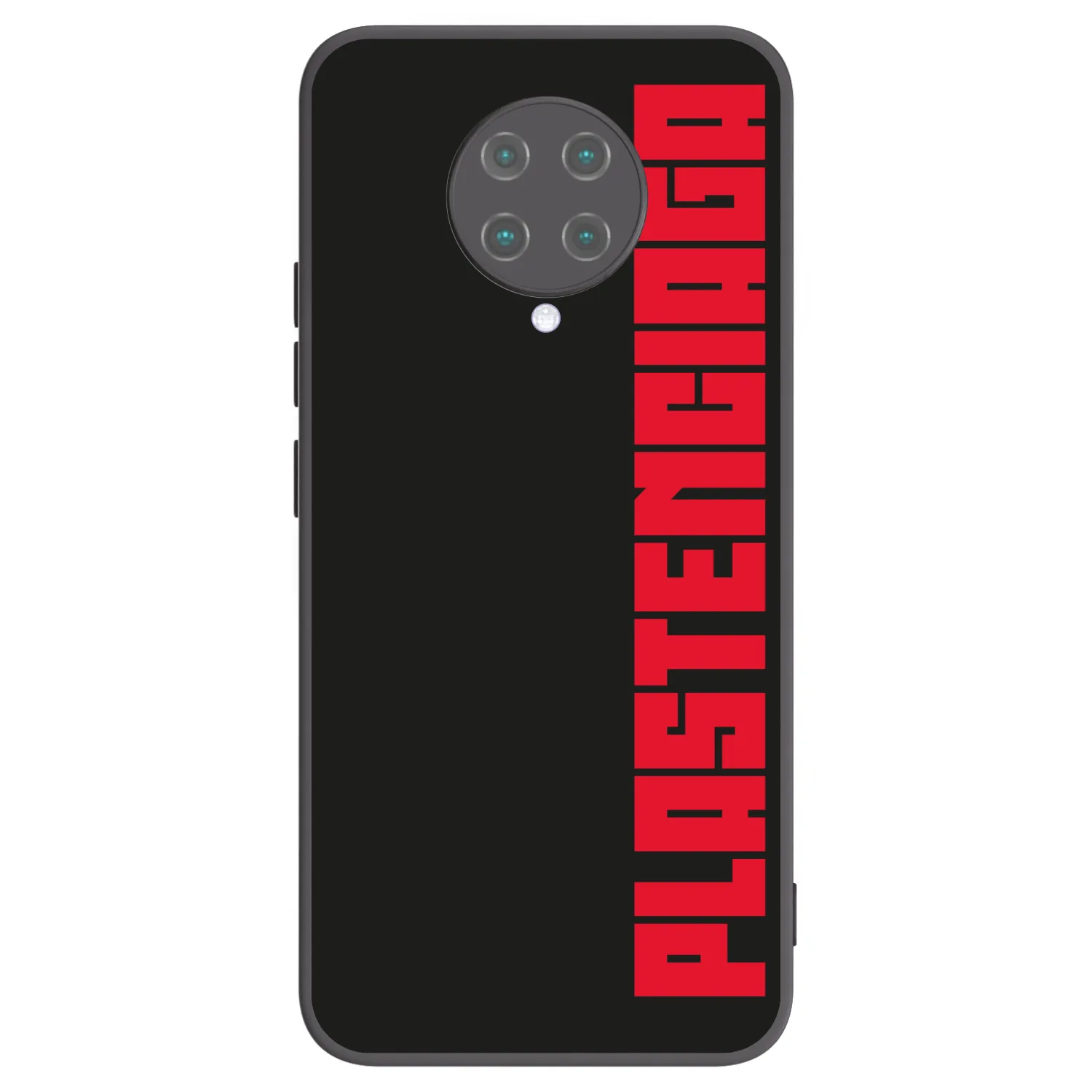 Picasee Xiaomi Poco F2 Pro Hülle - Schwarzes Silikon - Plastenciaga
