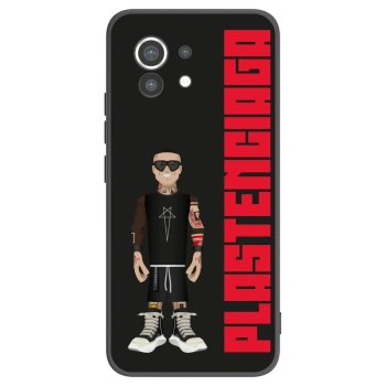 Picasee Xiaomi Mi 11 Hülle - Schwarzes Silikon - Tomáš Rajchl