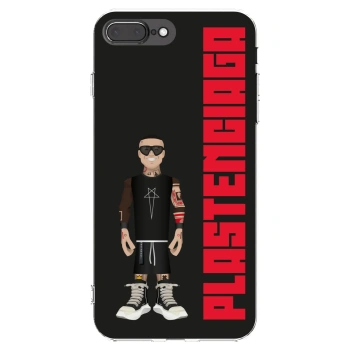 Picasee Apple iPhone 8 Plus Hülle - Transparentes Silikon - Tomáš Rajchl