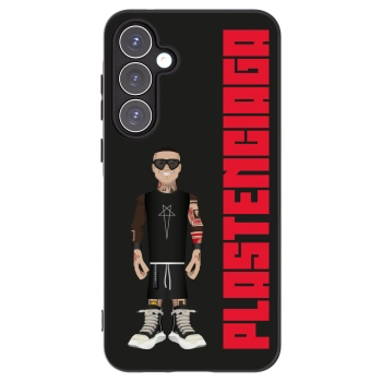 Picasee Samsung Galaxy A55 5G A556B Hülle - Schwarzes Silikon - Tomáš Rajchl