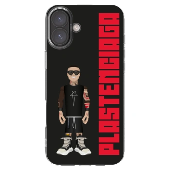 Picasee Apple iPhone 16 Plus Hülle - Transparentes Silikon - Tomáš Rajchl