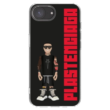 Picasee Apple iPhone 16e Hülle - Transparentes Silikon - Tomáš Rajchl