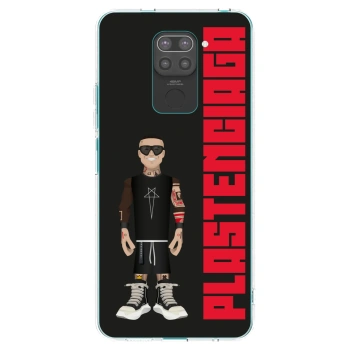 Picasee Xiaomi Redmi Note 9 Hülle - Schwarzes Silikon - Tomáš Rajchl