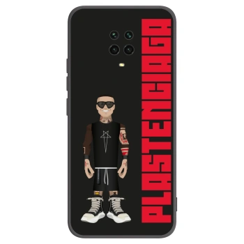 Picasee Xiaomi Redmi Note 9S Hülle - Schwarzes Silikon - Tomáš Rajchl
