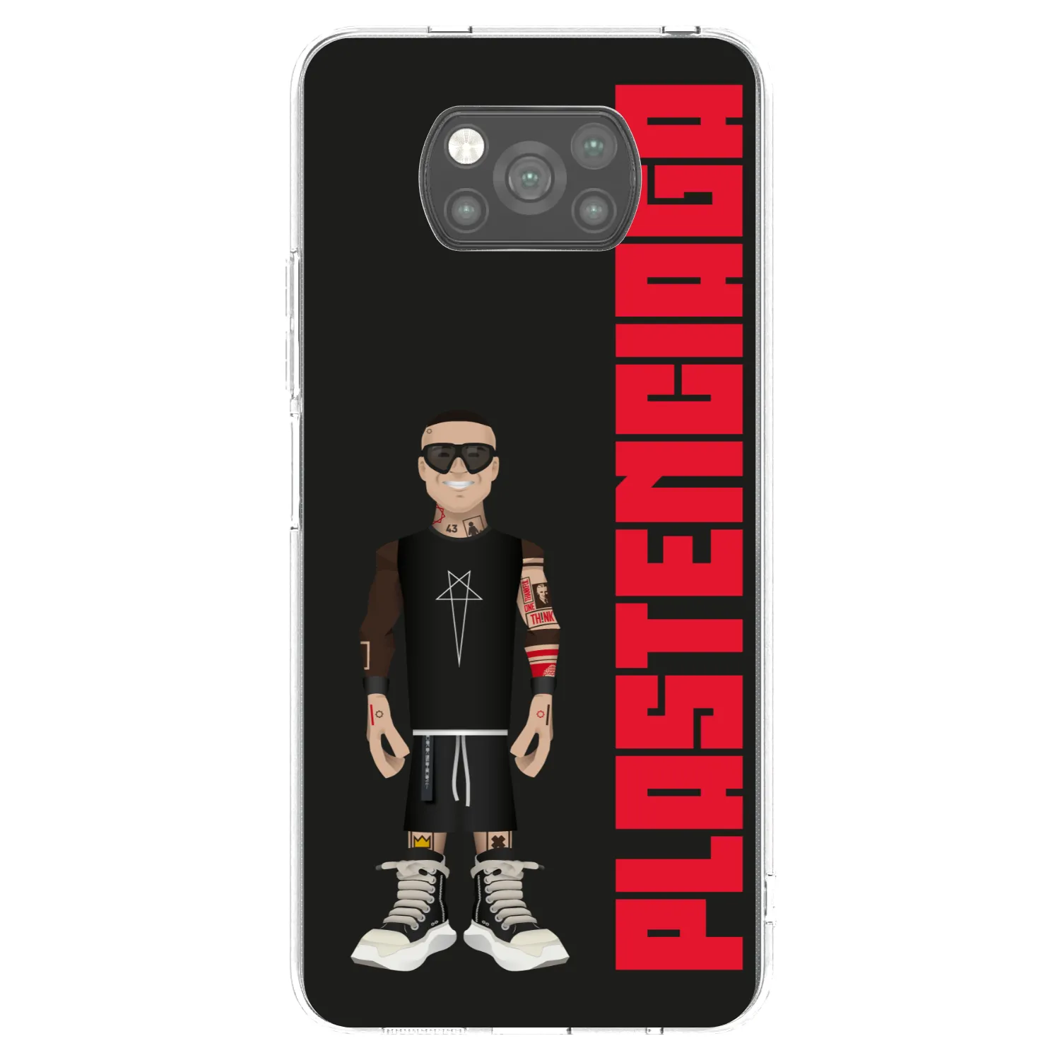 Picasee Xiaomi Poco X3 Hülle - Schwarzes Silikon - Tomáš Rajchl