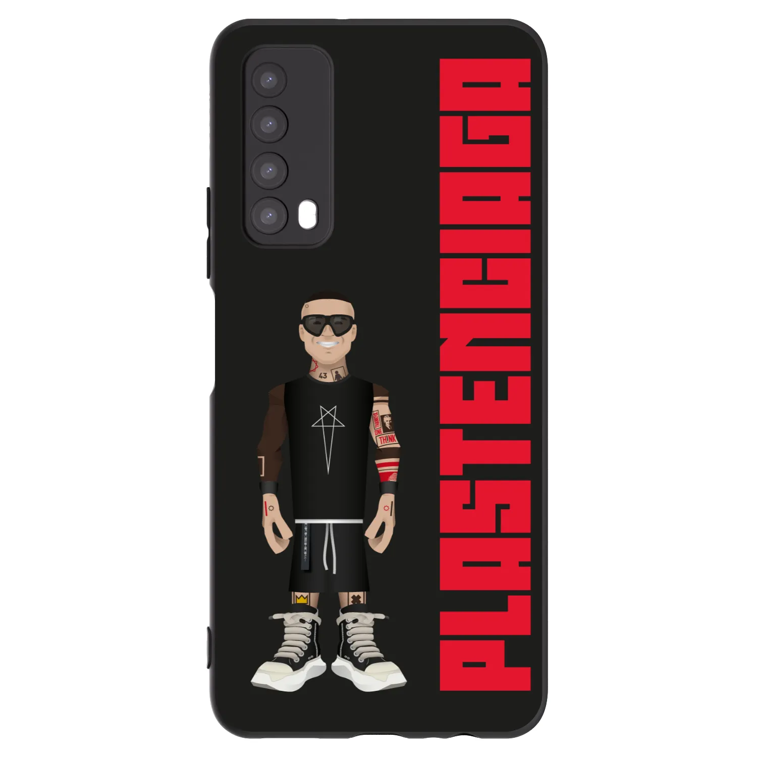 Picasee Huawei P Smart 2021 Hülle - Schwarzes Silikon - Tomáš Rajchl