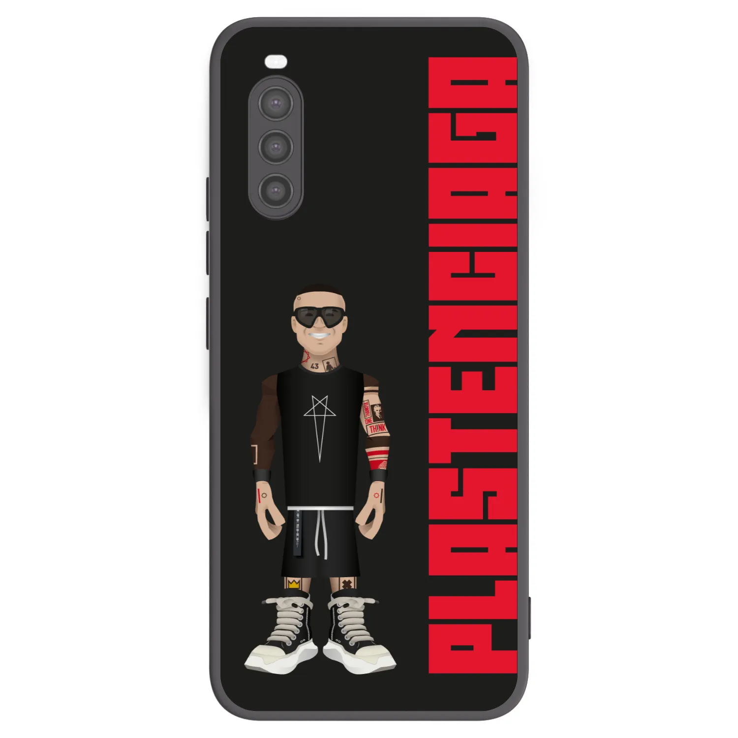 Picasee Sony Xperia 10 II Hülle - Schwarzes Silikon - Tomáš Rajchl