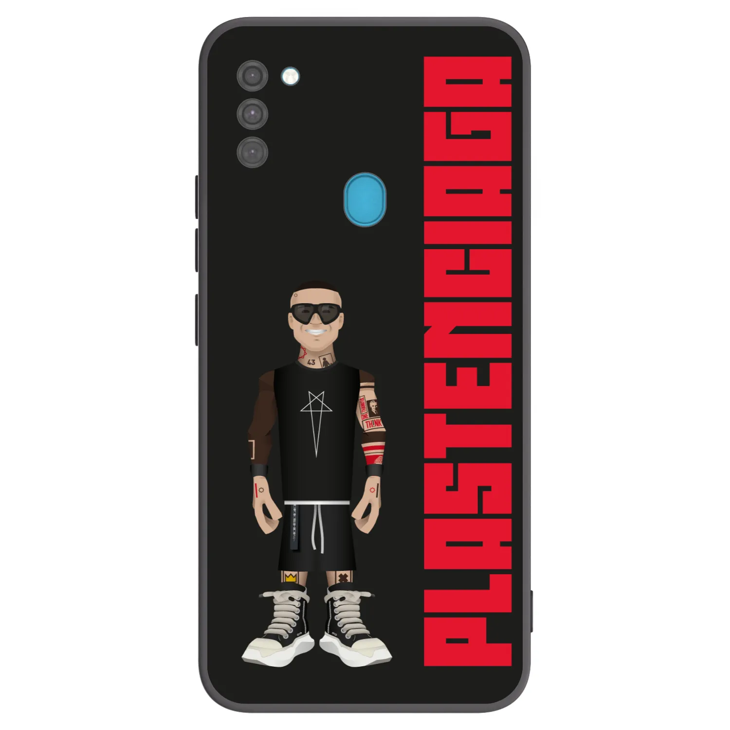 Picasee Samsung Galaxy M11 Hülle - Schwarzes Silikon - Tomáš Rajchl