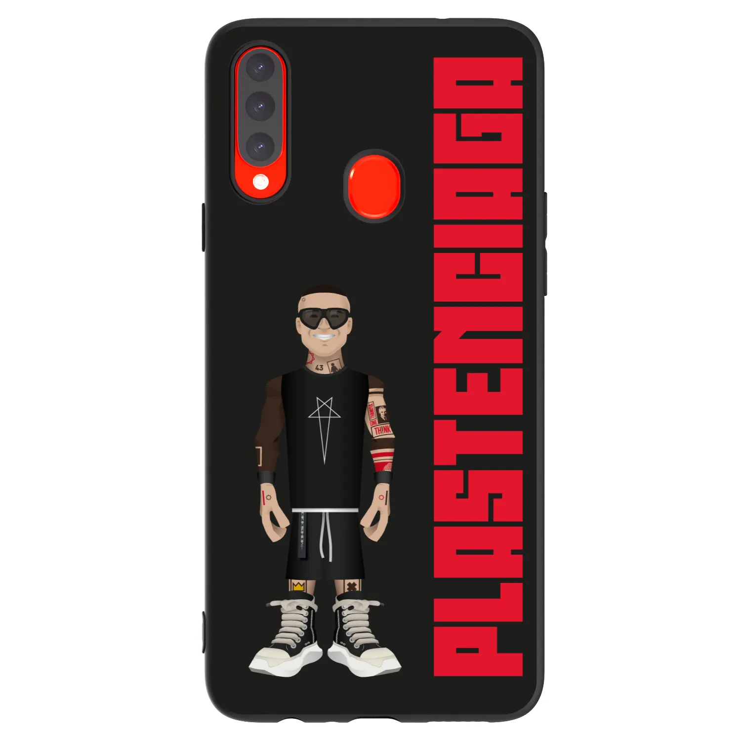 Picasee Samsung Galaxy A20s Hülle - Schwarzes Silikon - Tomáš Rajchl
