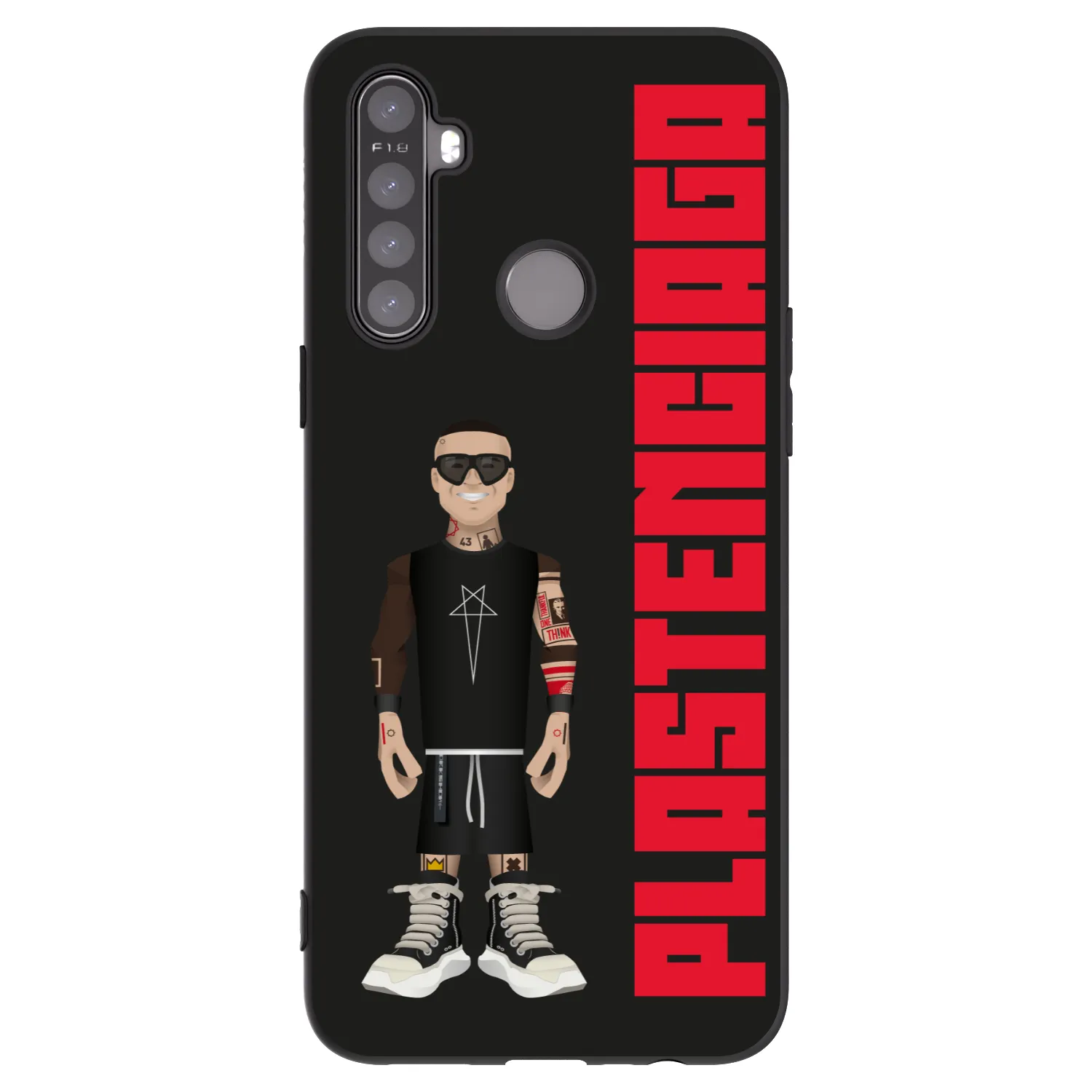 Picasee Realme 6i Hülle - Schwarzes Silikon - Tomáš Rajchl