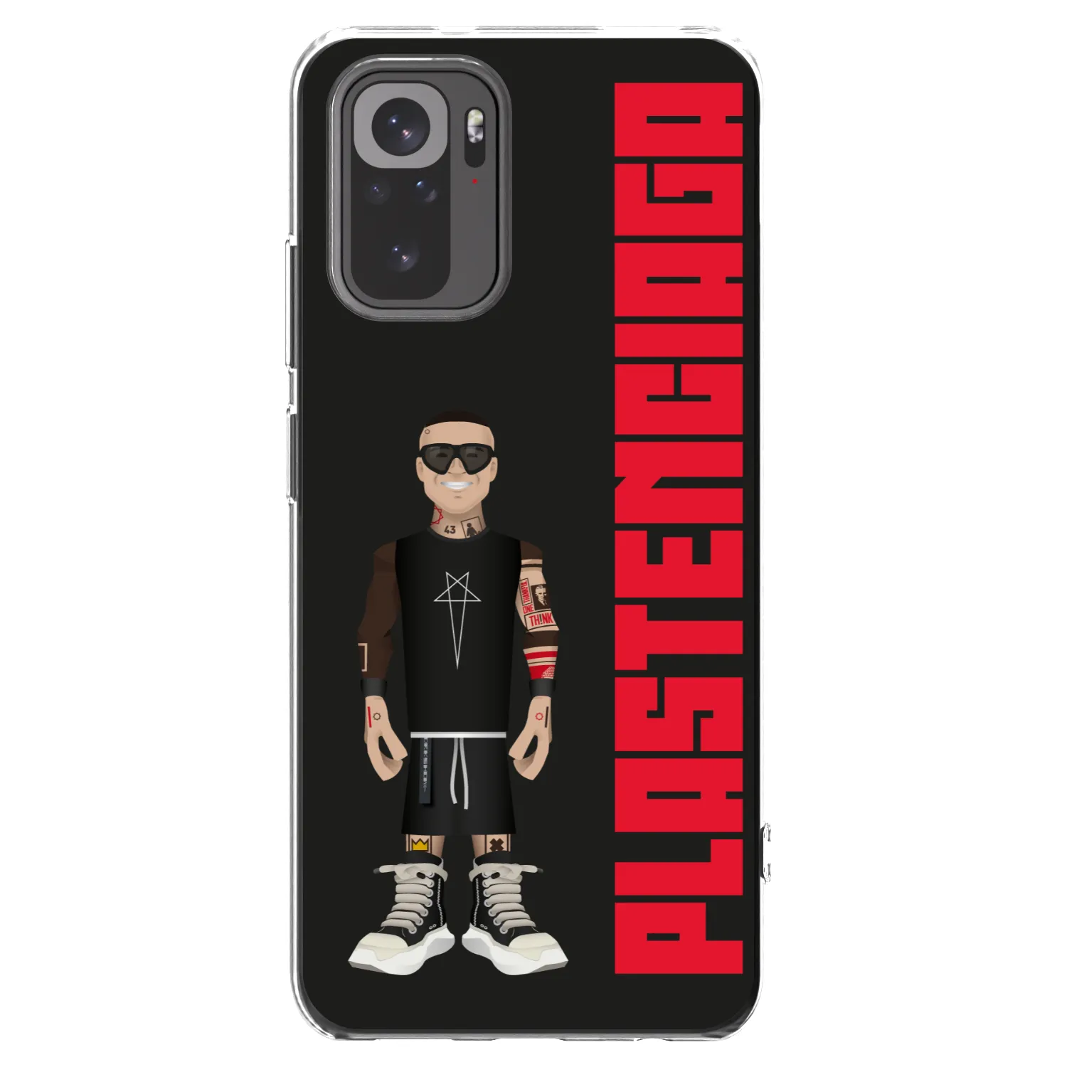 Picasee Xiaomi Redmi Note 10 Hülle - Transparentes Silikon - Tomáš Rajchl