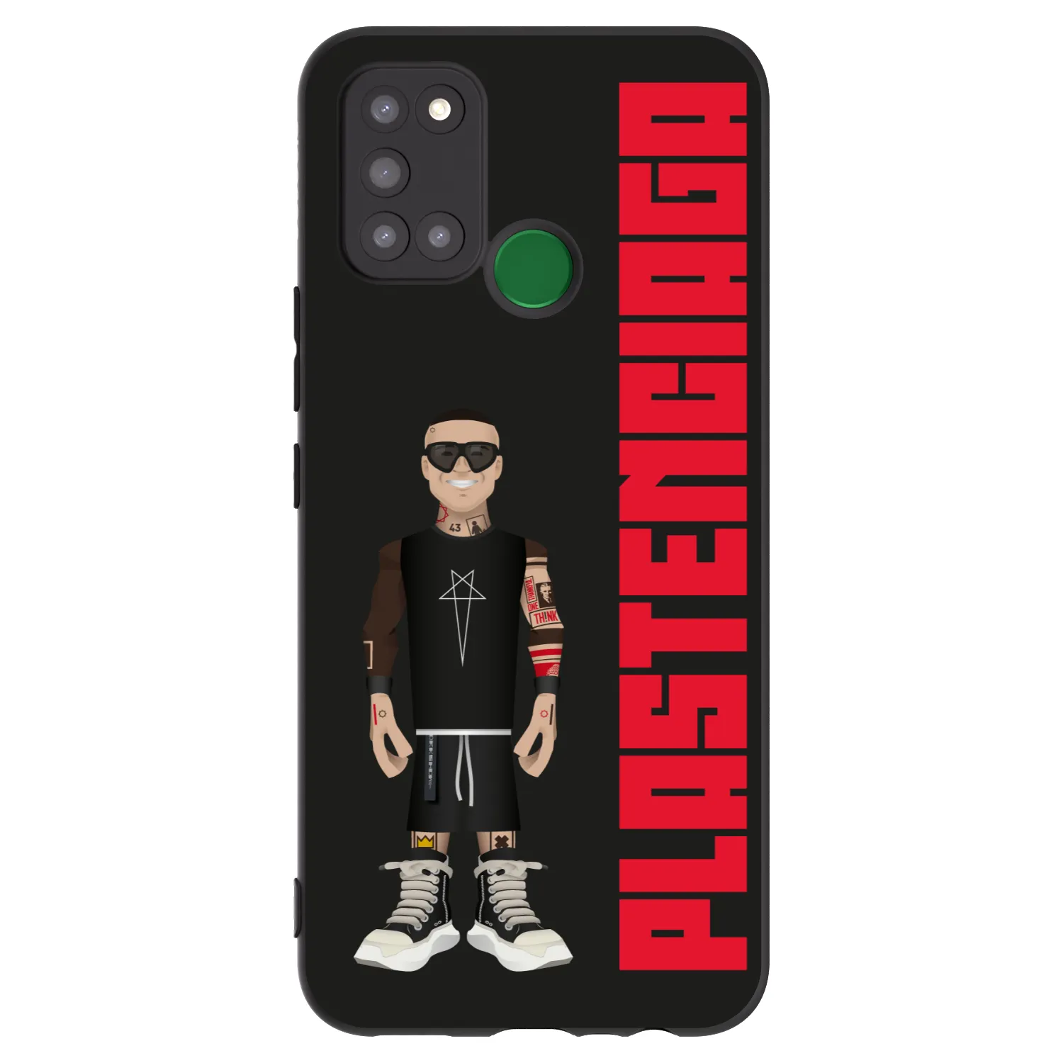 Picasee Realme 7i Hülle - Schwarzes Silikon - Tomáš Rajchl