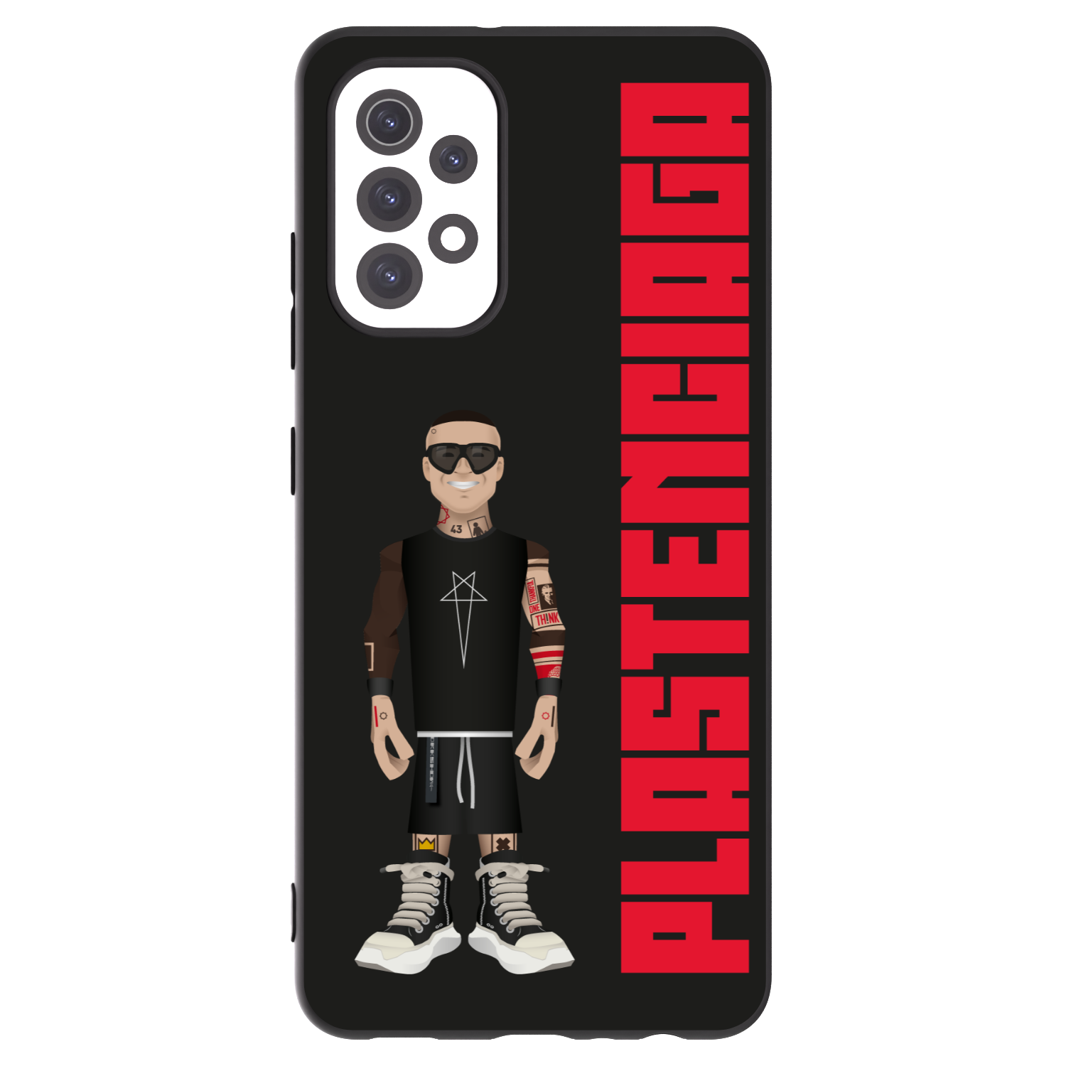Picasee Samsung Galaxy A32 5G A326B Hülle - Schwarzes Silikon - Tomáš Rajchl