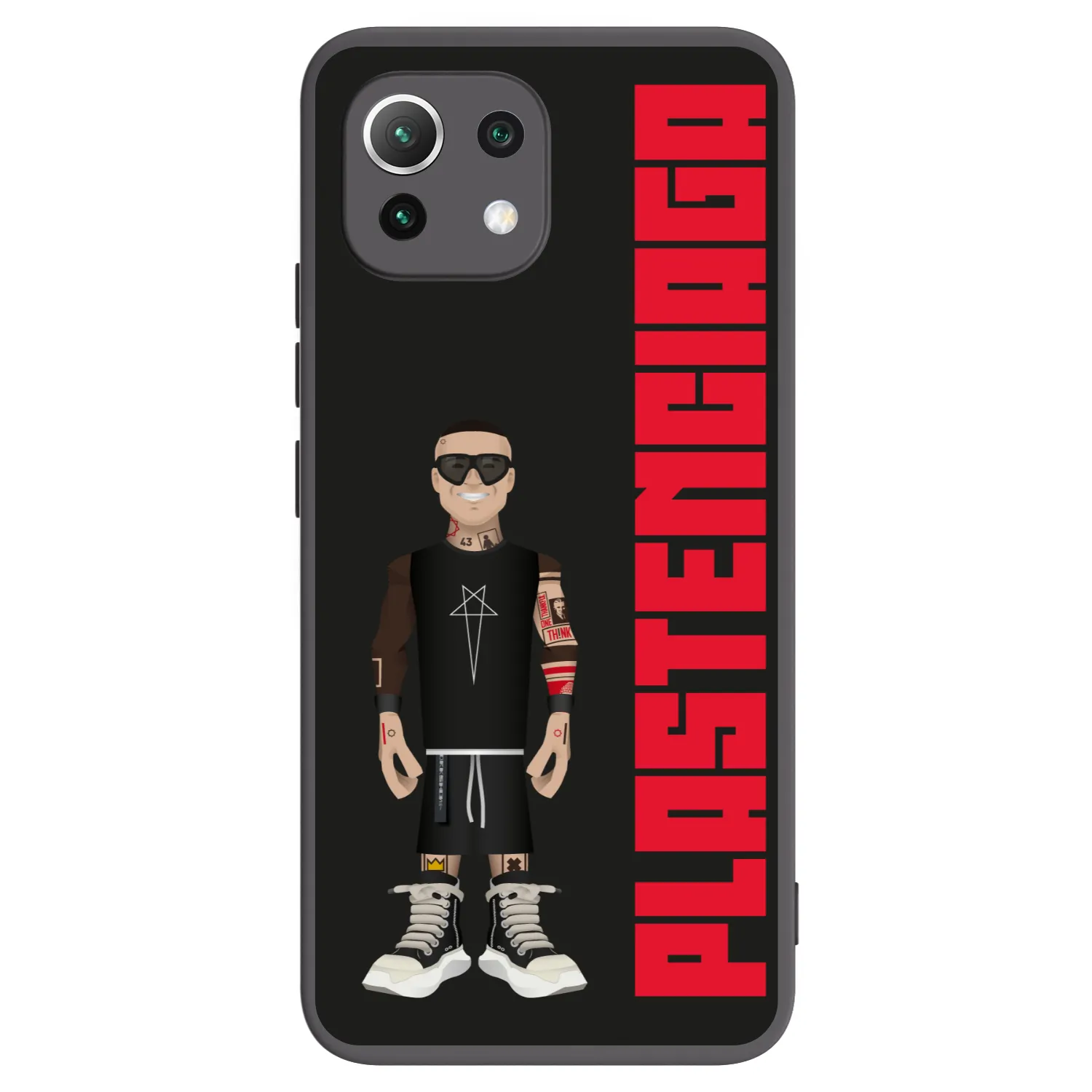 Picasee Xiaomi Mi 11 Lite Hülle - Schwarzes Silikon - Tomáš Rajchl