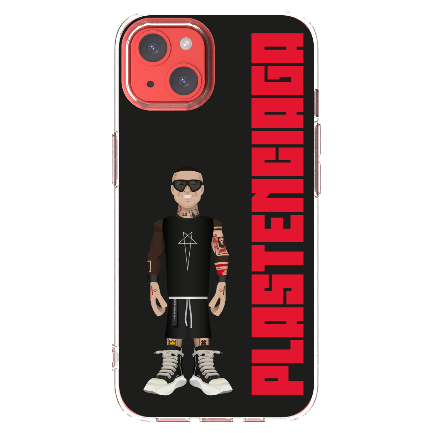 Picasee Apple iPhone 13 Hülle - Transparentes Silikon - Tomáš Rajchl