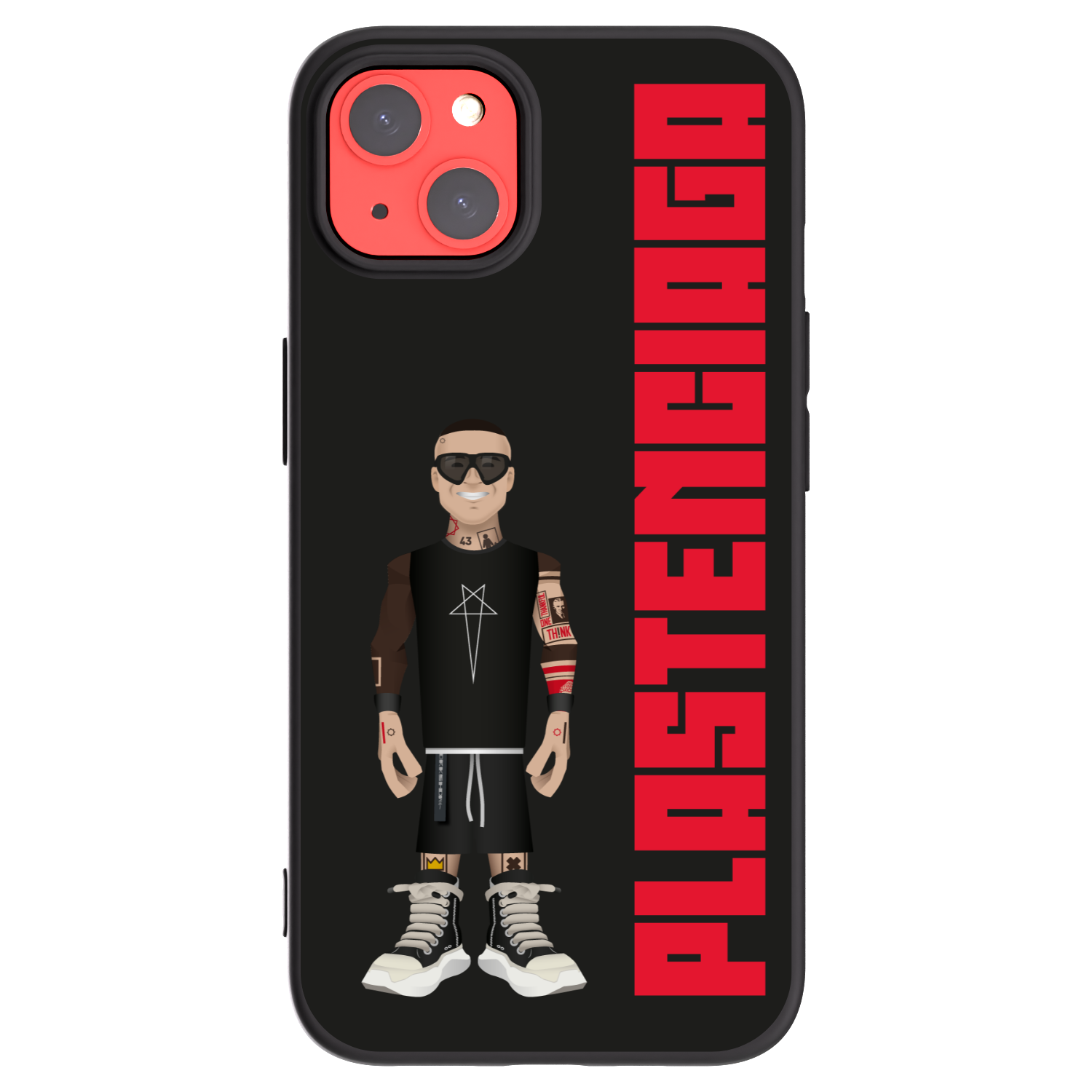 Picasee Apple iPhone 13 Hülle - Schwarzes Silikon - Tomáš Rajchl