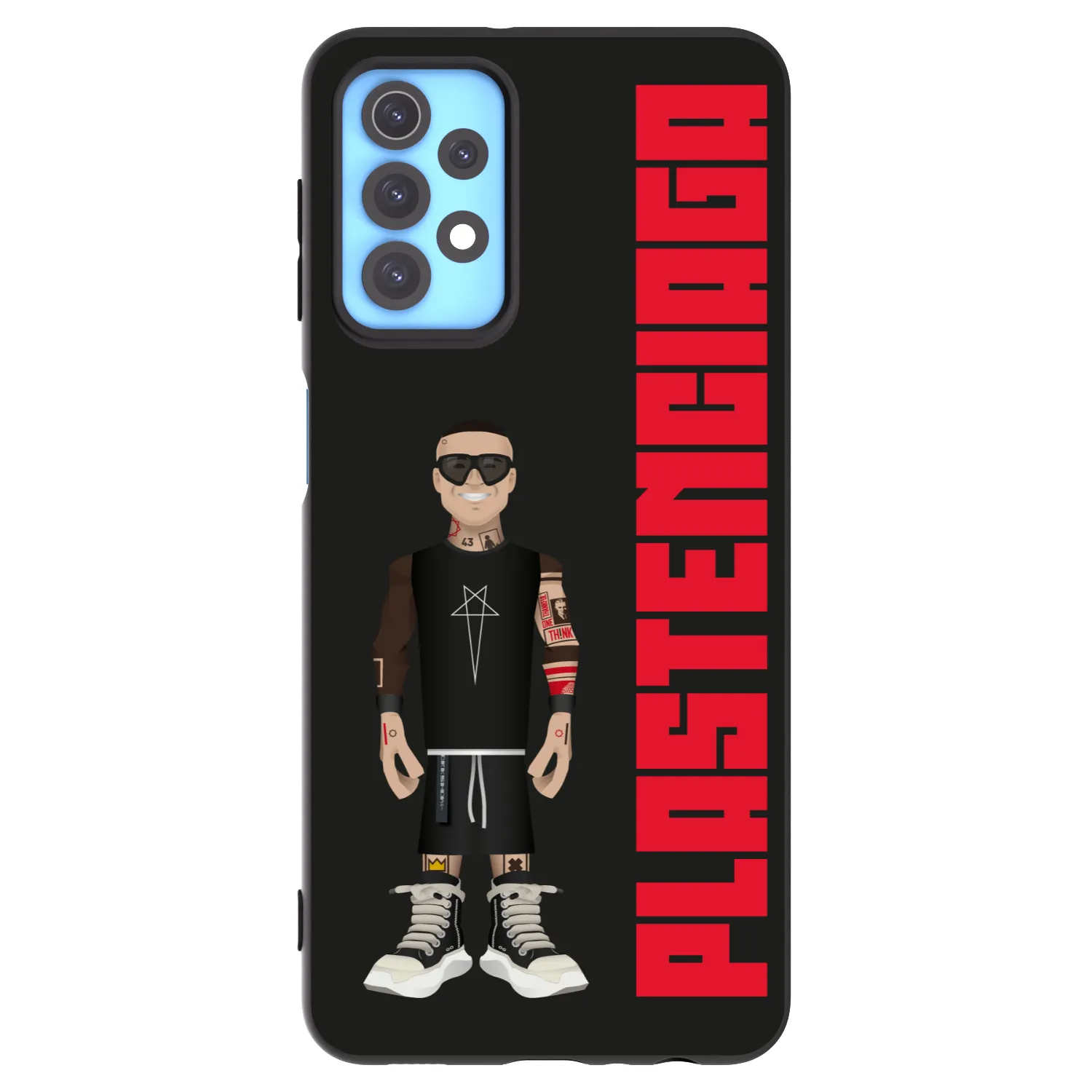 Picasee Samsung Galaxy A32 4G SM-A325F Hülle - Schwarzes Silikon - Tomáš Rajchl