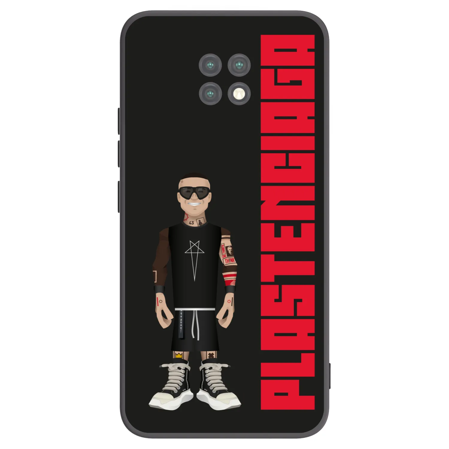 Picasee Xiaomi Redmi Note 9T Hülle - Schwarzes Silikon - Tomáš Rajchl