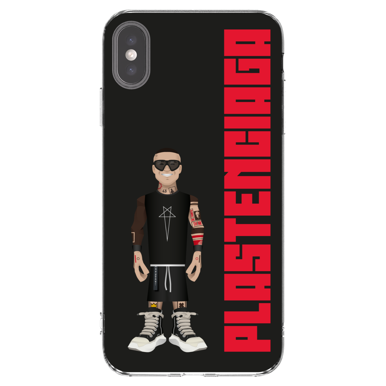 Picasee Apple iPhone XS Max Hülle - Transparentes Silikon - Tomáš Rajchl