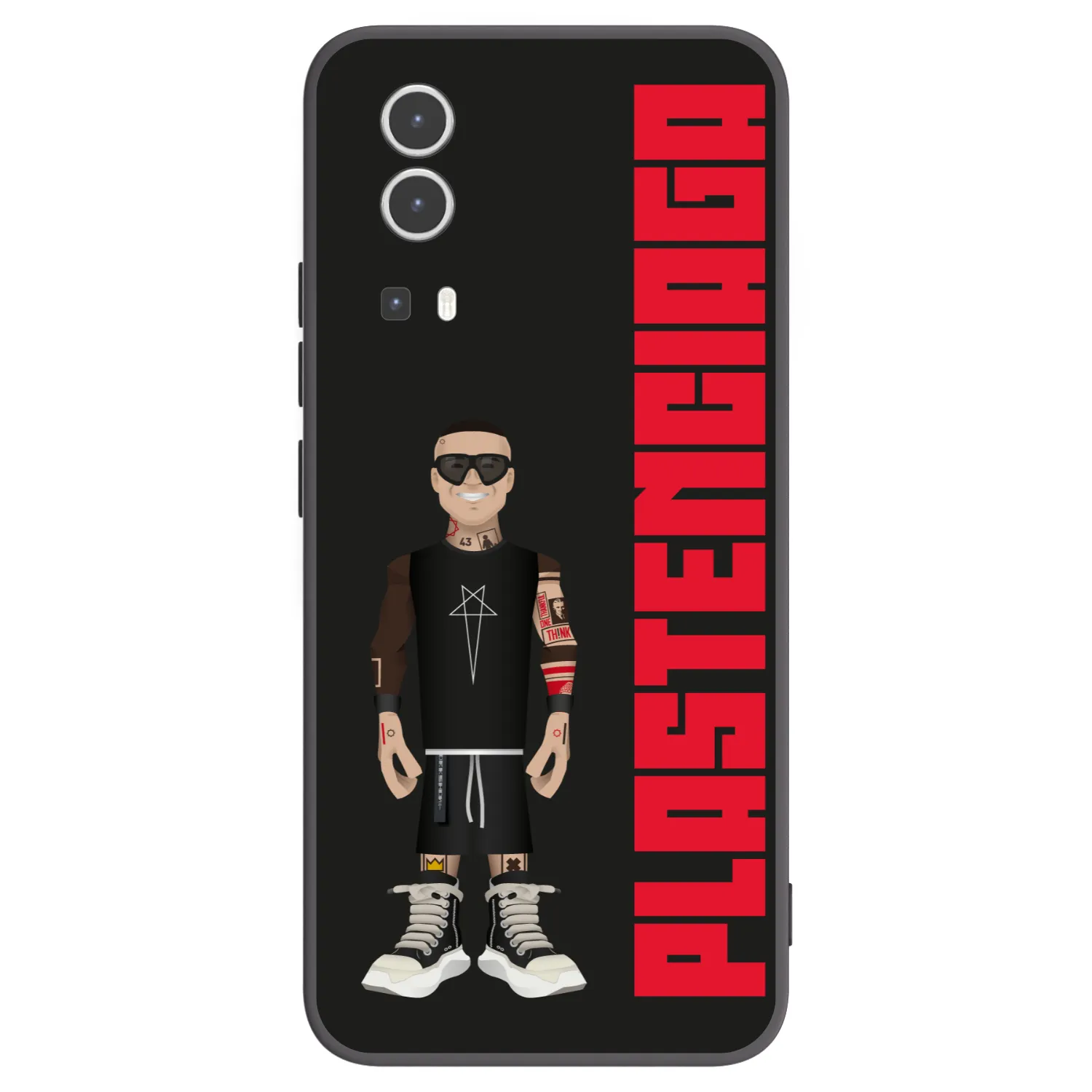 Picasee Vivo Y72 5G Hülle - Schwarzes Silikon - Tomáš Rajchl