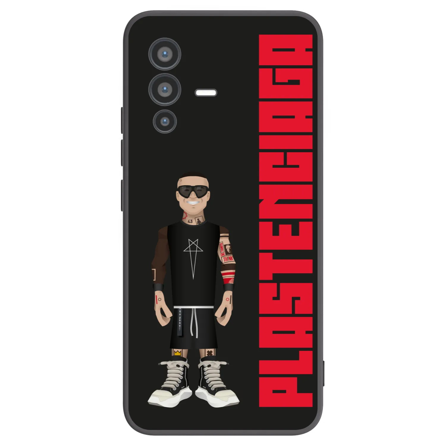 Picasee Vivo V23 5G Hülle - Schwarzes Silikon - Tomáš Rajchl