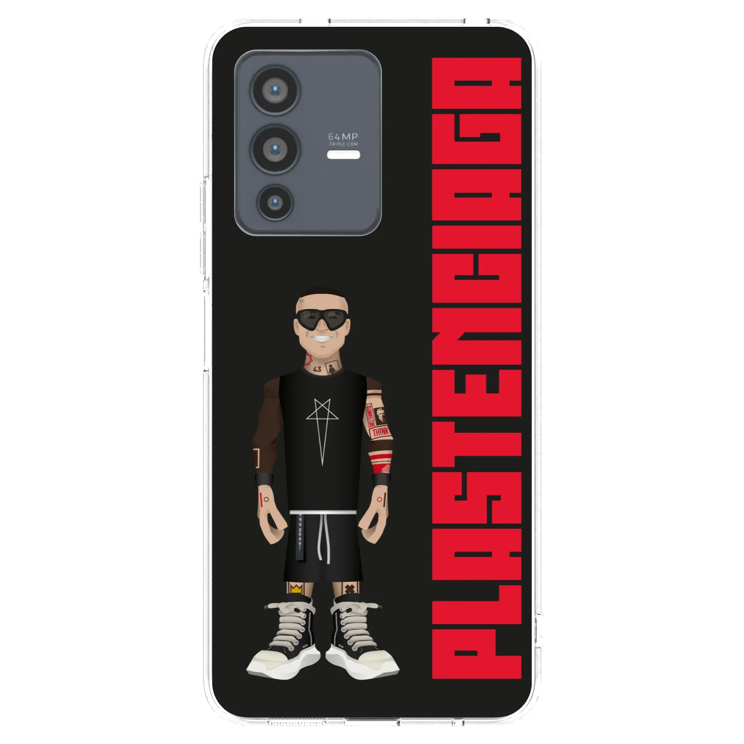 Picasee Vivo V23 5G Hülle - Transparentes Silikon - Tomáš Rajchl