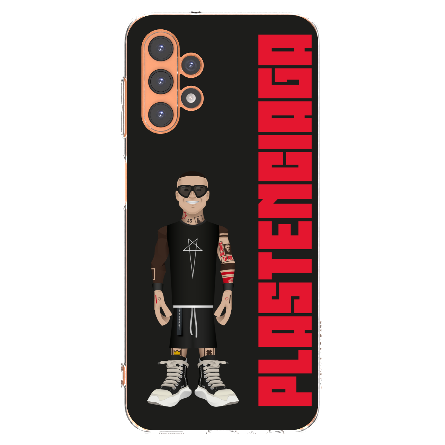 Picasee Samsung Galaxy A13 4G A135 Hülle - Transparentes Silikon - Tomáš Rajchl