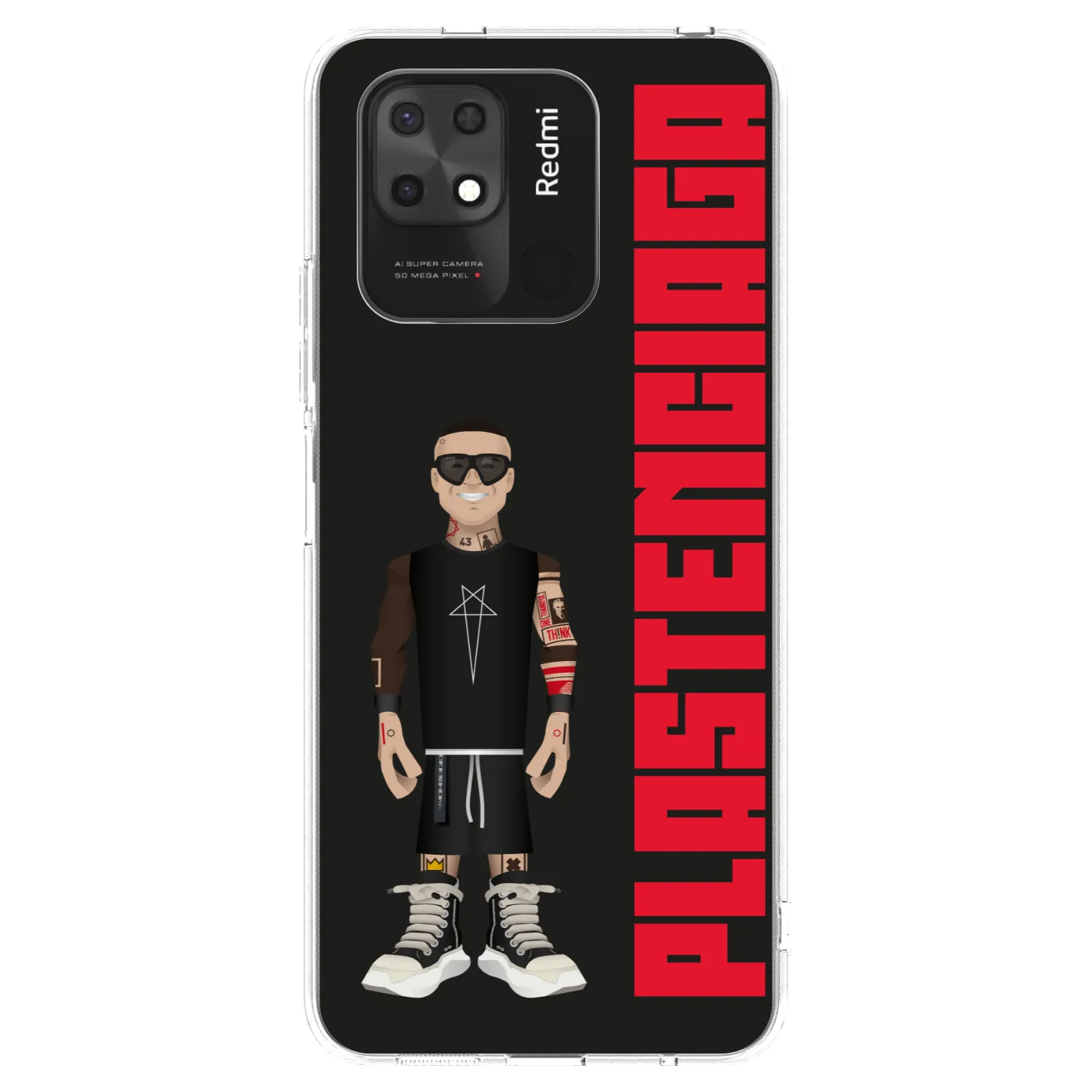 Picasee Xiaomi Redmi 10C Hülle - Transparentes Silikon - Tomáš Rajchl