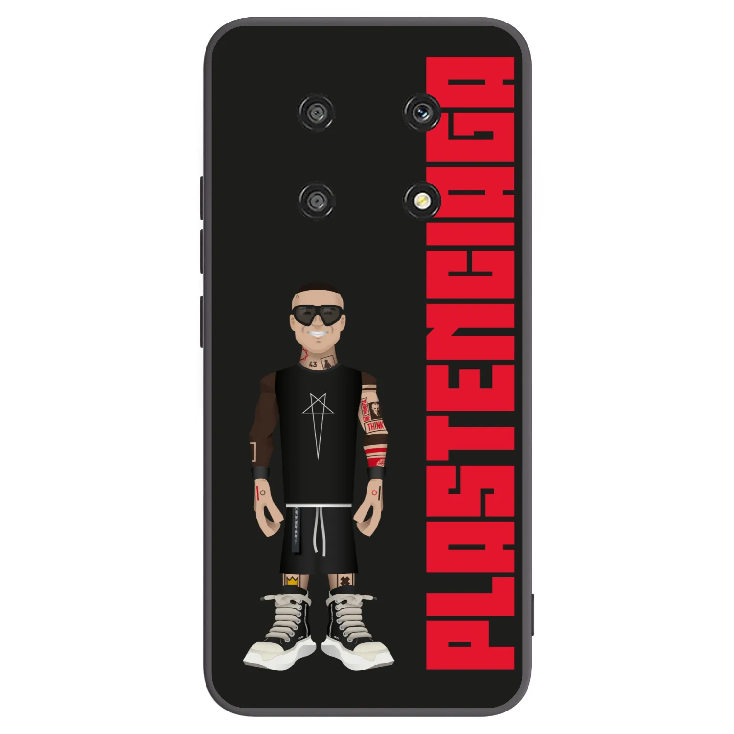 Picasee Honor Magic4 Lite 5G Hülle - Schwarzes Silikon - Tomáš Rajchl