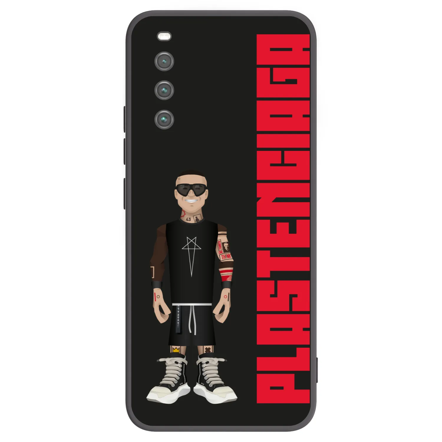 Picasee Sony Xperia 10 IV 5G Hülle - Schwarzes Silikon - Tomáš Rajchl