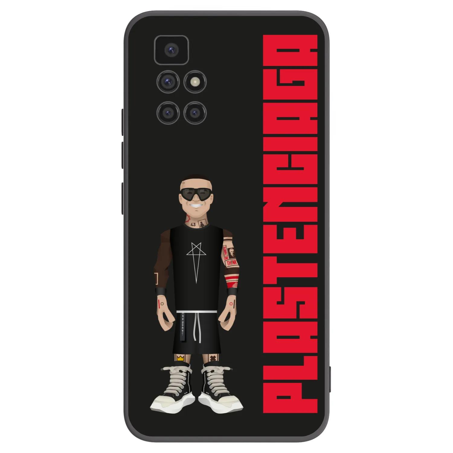 Picasee Xiaomi Redmi 10 (2022) Hülle - Schwarzes Silikon - Tomáš Rajchl