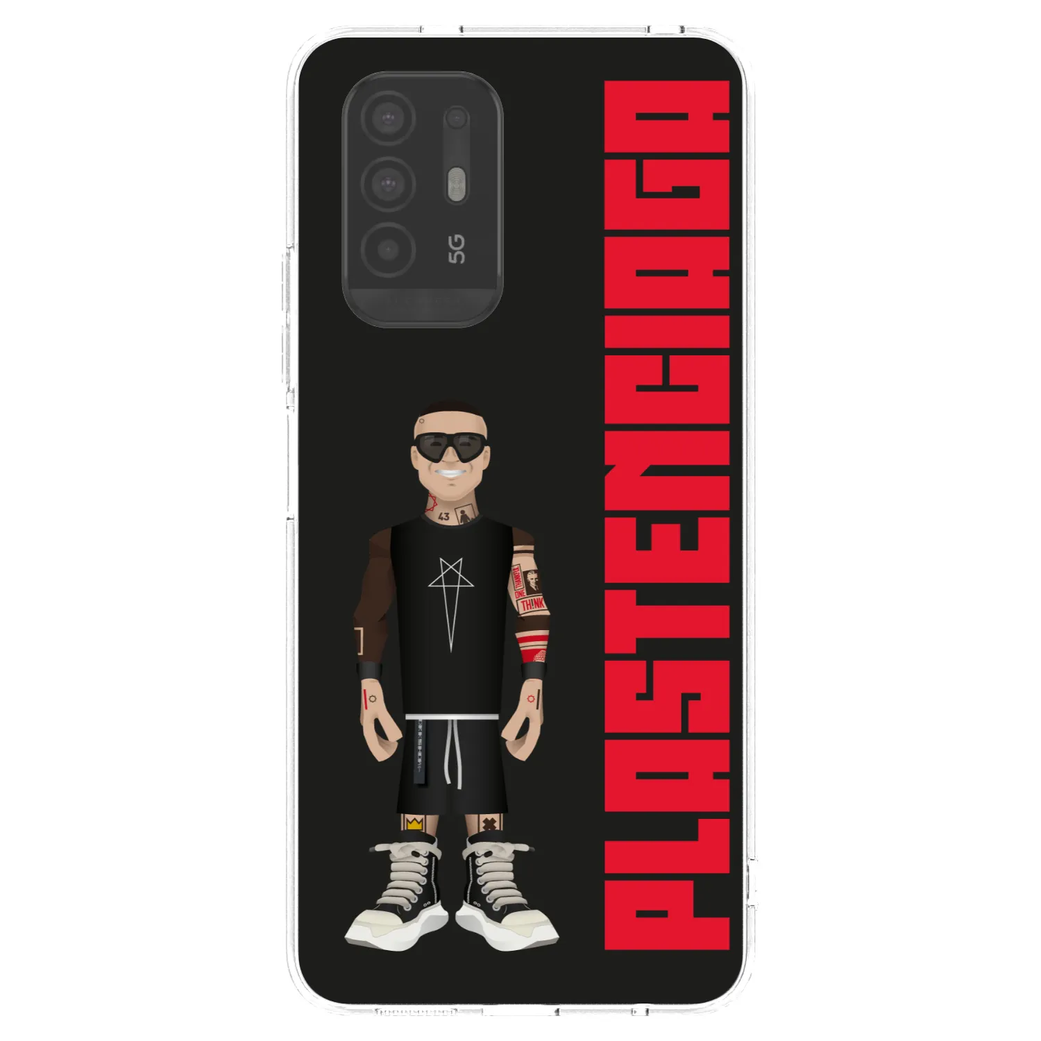 Picasee OPPO A94 5G Hülle - Transparentes Silikon - Tomáš Rajchl