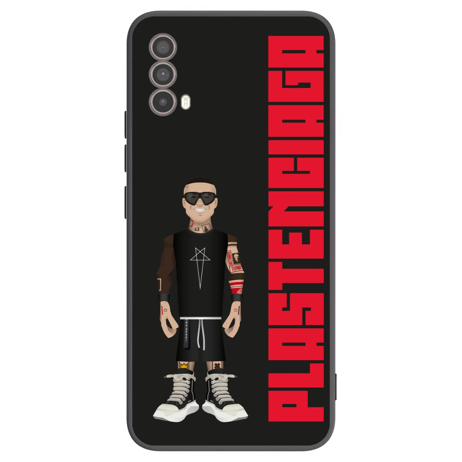 Picasee Motorola Moto E40 Hülle - Schwarzes Silikon - Tomáš Rajchl