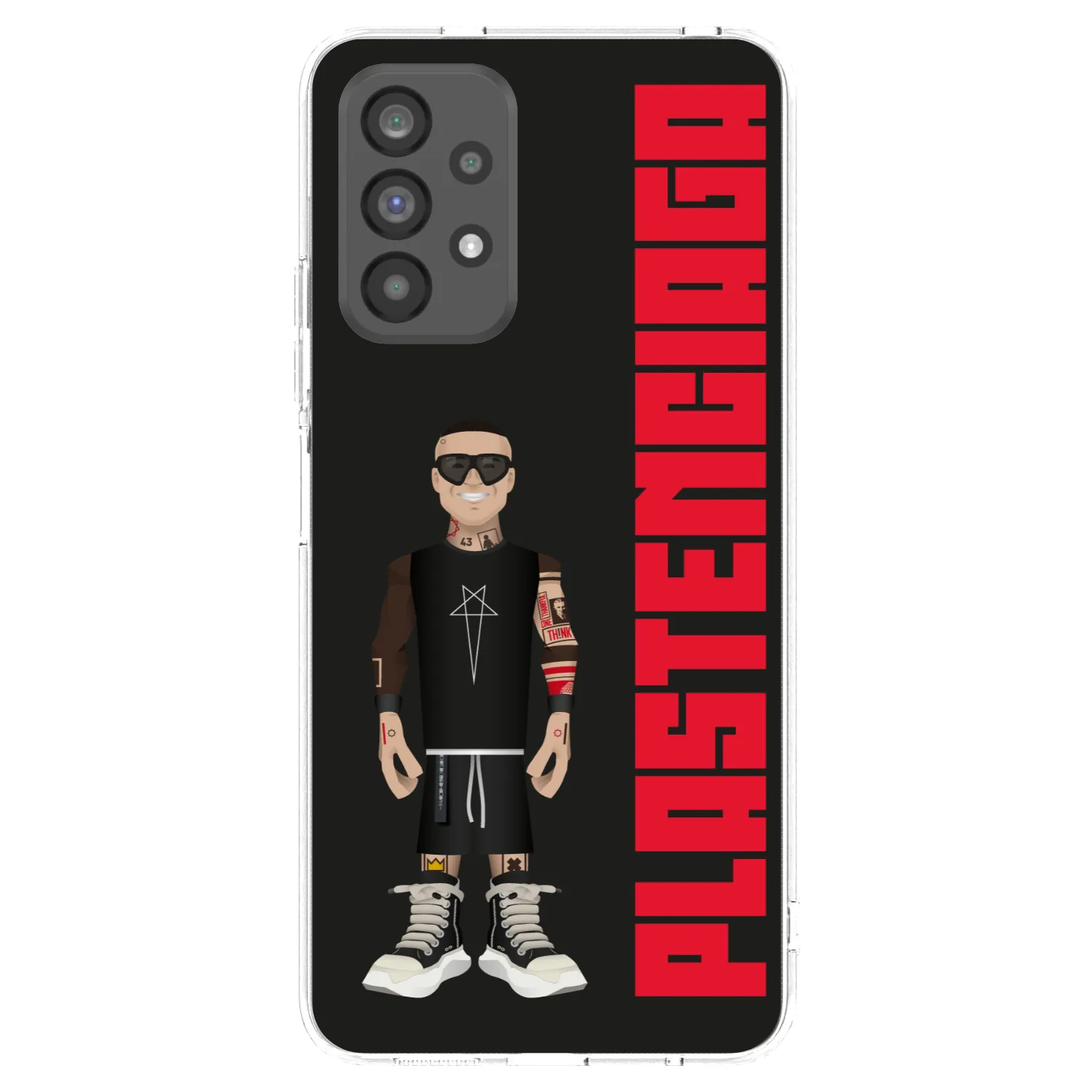 Picasee Samsung Galaxy A73 5G Hülle - Transparentes Silikon - Tomáš Rajchl
