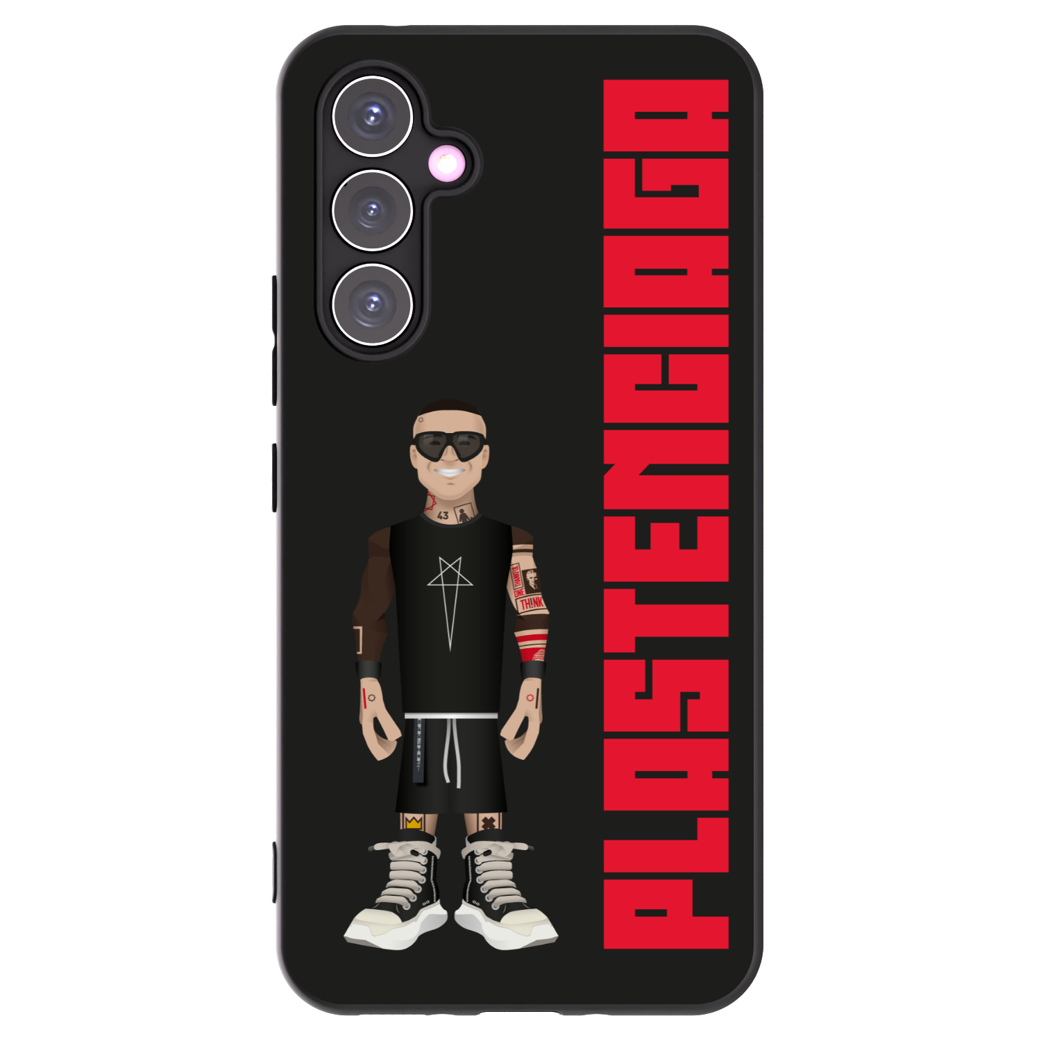 Picasee Samsung Galaxy A54 5G A546B Hülle - Schwarzes Silikon - Tomáš Rajchl