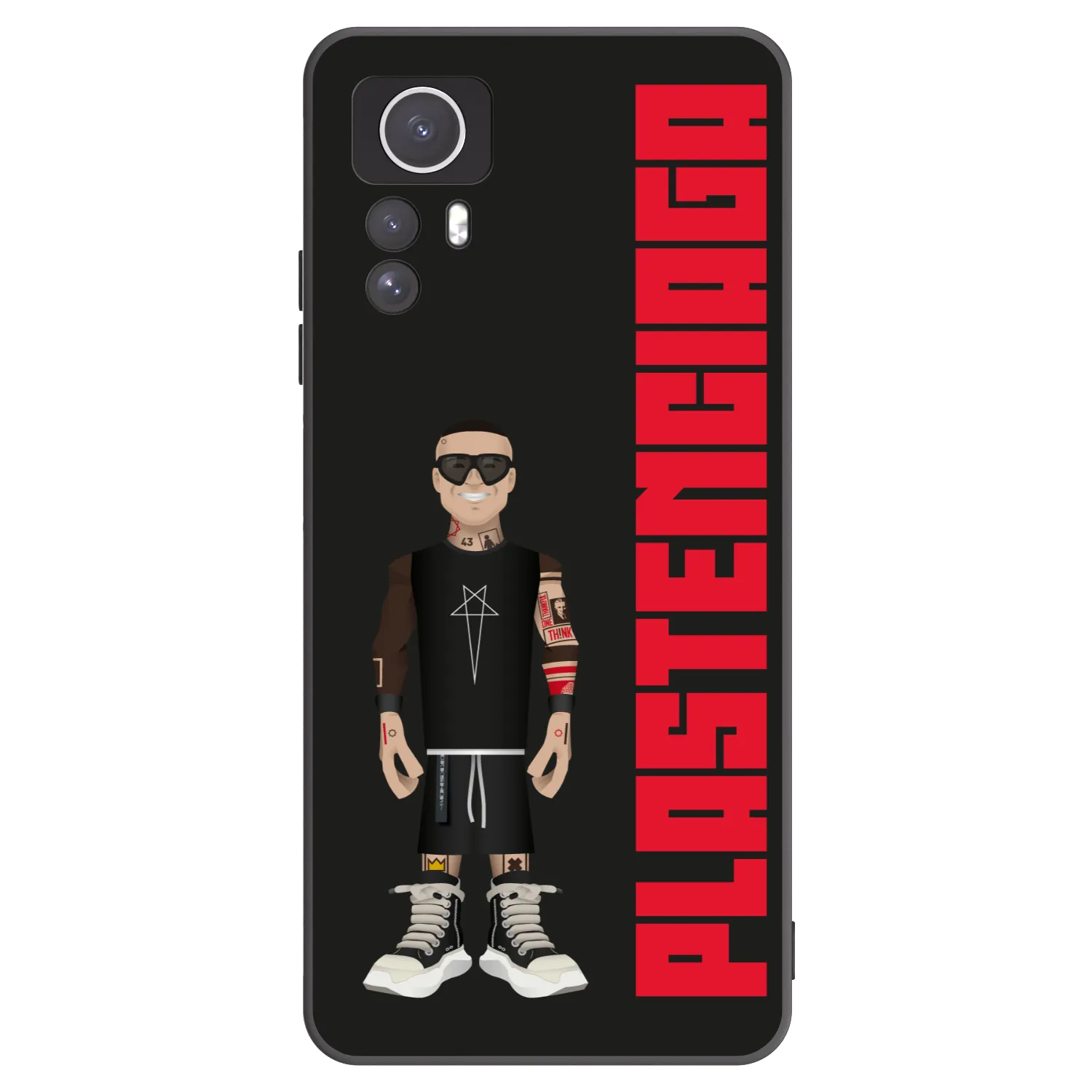 Picasee Xiaomi Redmi Note 12S Hülle - Schwarzes Silikon - Tomáš Rajchl