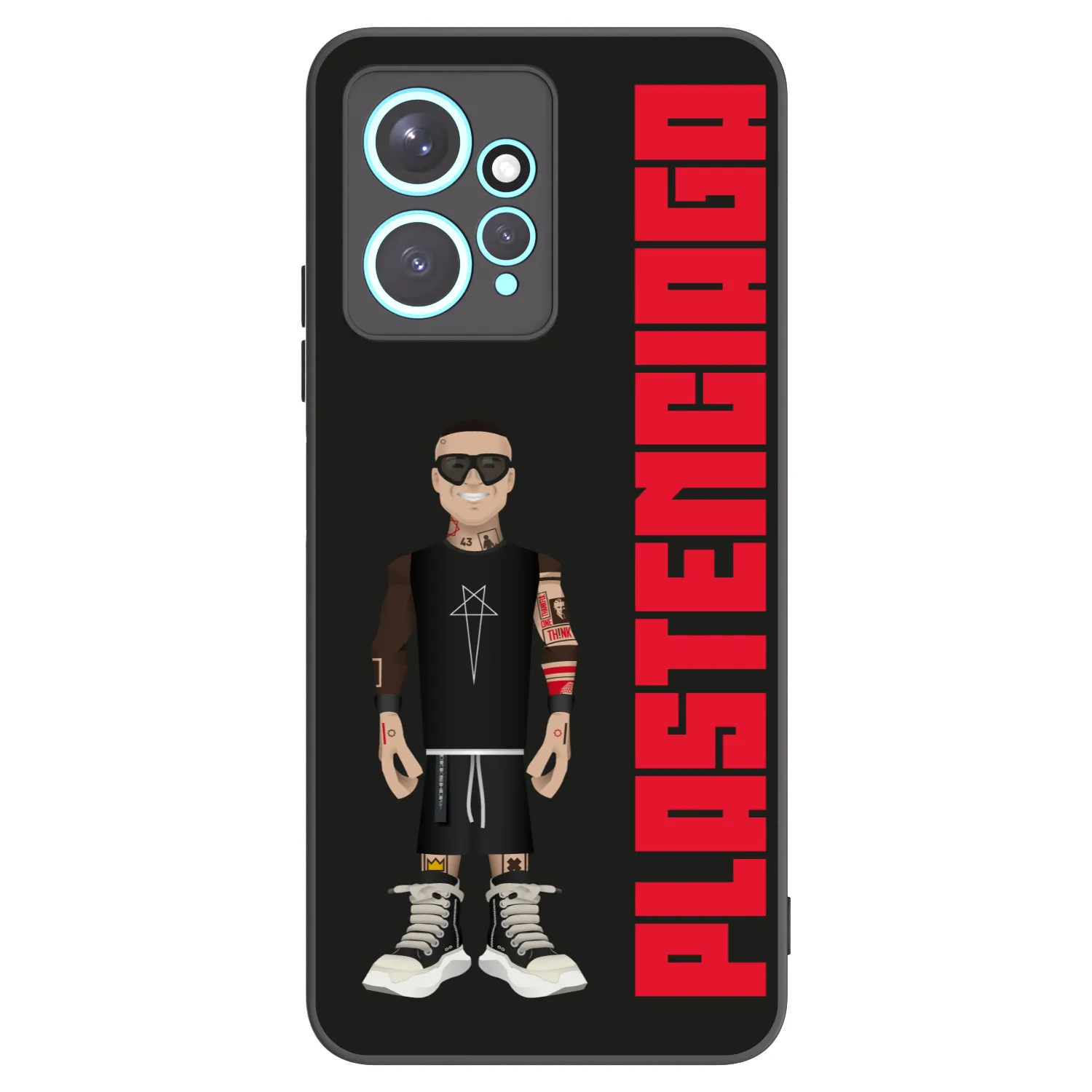 Picasee Xiaomi Redmi Note 12 4G Hülle - Schwarzes Silikon - Tomáš Rajchl