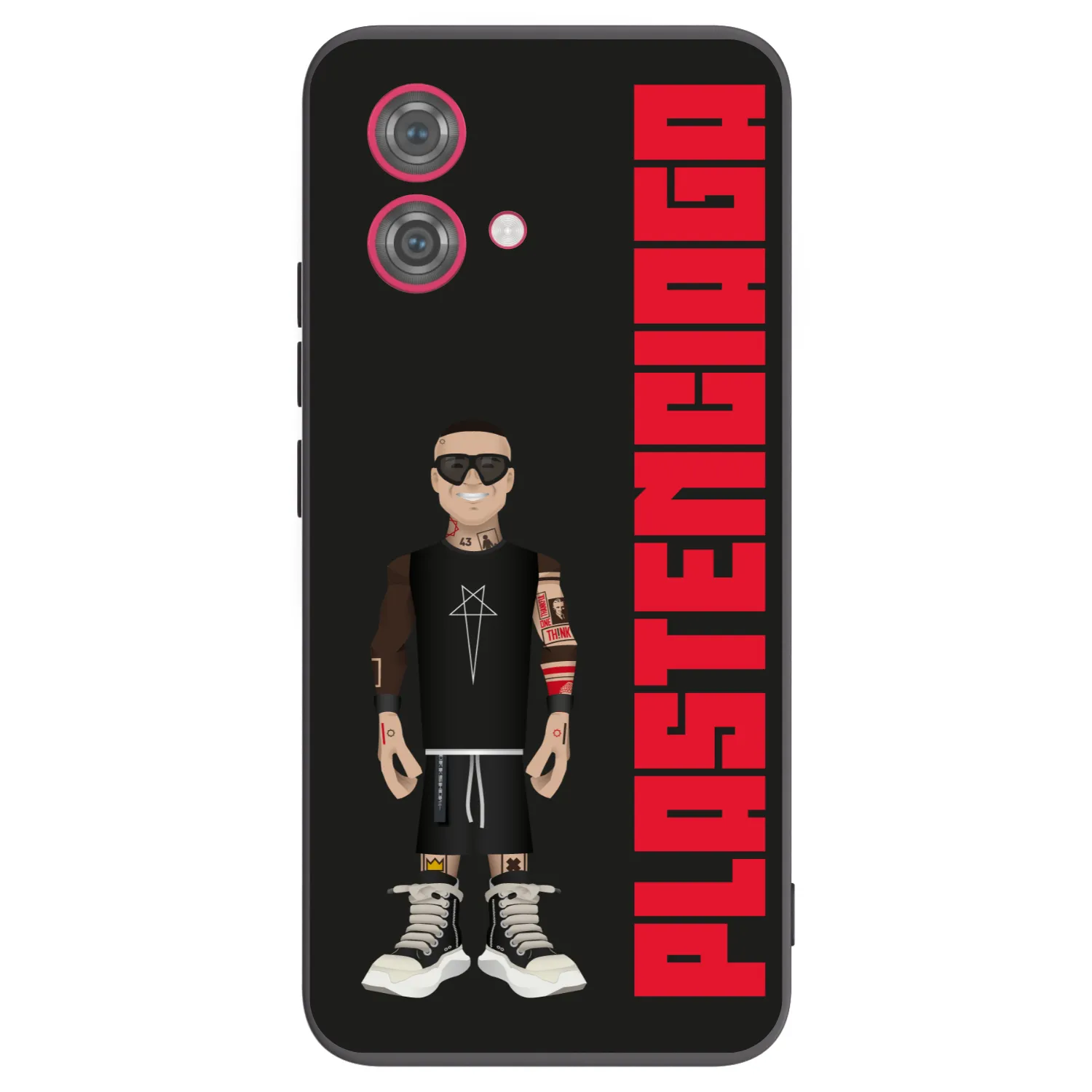 Picasee Motorola Moto G84 5G Hülle - Schwarzes Silikon - Tomáš Rajchl