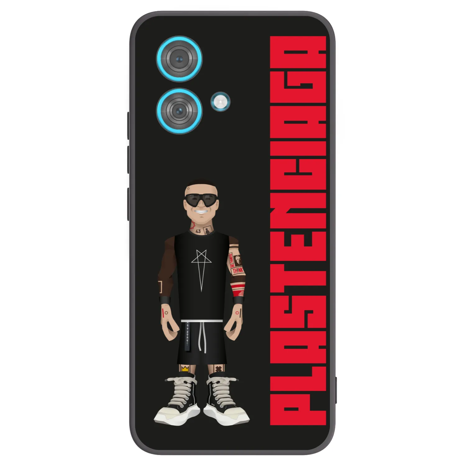 Picasee Motorola Edge 40 Neo Hülle - Schwarzes Silikon - Tomáš Rajchl